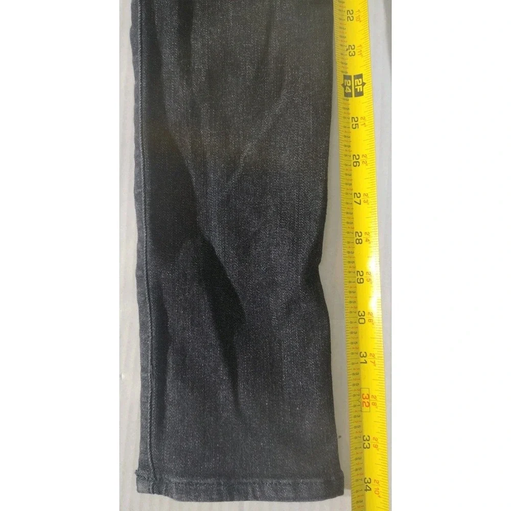 GAP Kids Jeans Boy Sz 12 Black Skinny Casual Stretchy Denim Slim‎ Fit Pants